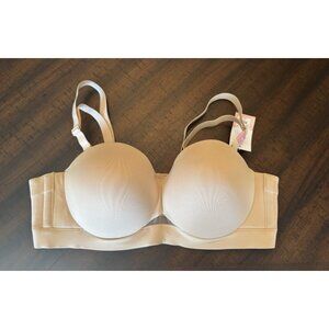 Cacique Comfort Bliss Lightly Lined Underwire Nude Lane Bryant NWT Multi-way 40B